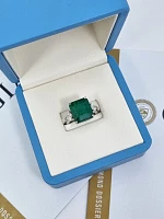 Украшение No Name  Кольцо с изумрудом 9,50 ct.   