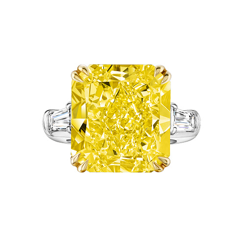 Украшение GIA  Кольцо с бриллиантом 10,03 ct. Fancy Yellow/VVS2   