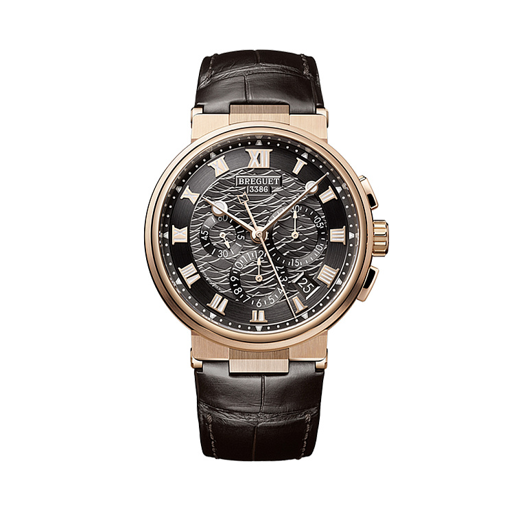 Часы Breguet  Marine Chronograph Rose Gold 2023  5527BR/G3/9WV