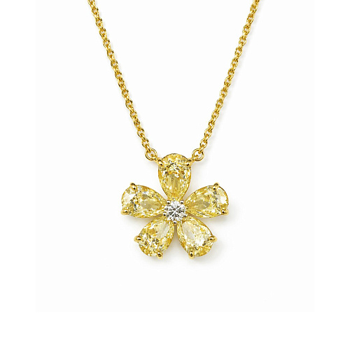 Украшение GIA  Подвеска с бриллиантами 5,32 ct.   