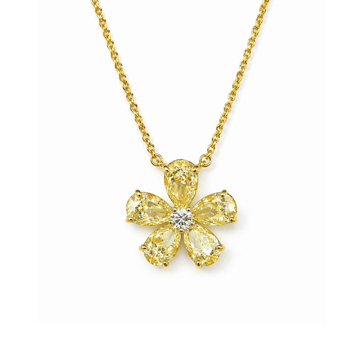 Украшение GIA  Подвеска с бриллиантами 5,32 ct.   