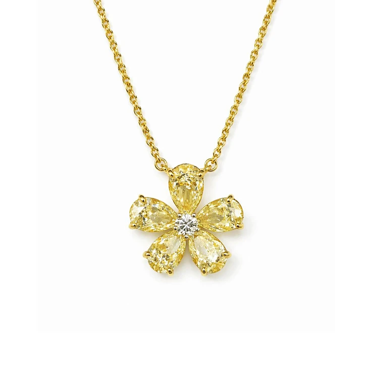Украшение GIA  Подвеска с бриллиантами 5,32 ct.   