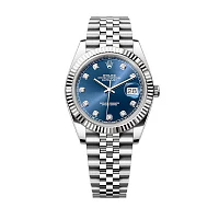 Часы Rolex  Oyster Perpetual Datejust 41Mm Blue Dial Diamond  126334