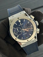 Часы Hublot  Classic Fusion Chronograph Titanium Blue 45 Mm  521.NX.7170.LR