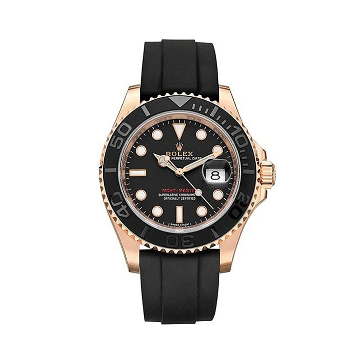 Часы Rolex  Yachtmaster 40Mm Rose Gold Oysterflex  116655