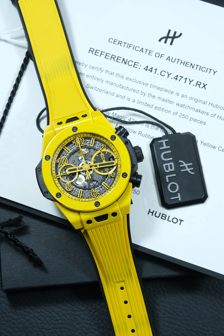 Часы Hublot  Big Bang Unico 42 Mm Yellow Magic Limited Edition  441.CY.471Y.RX