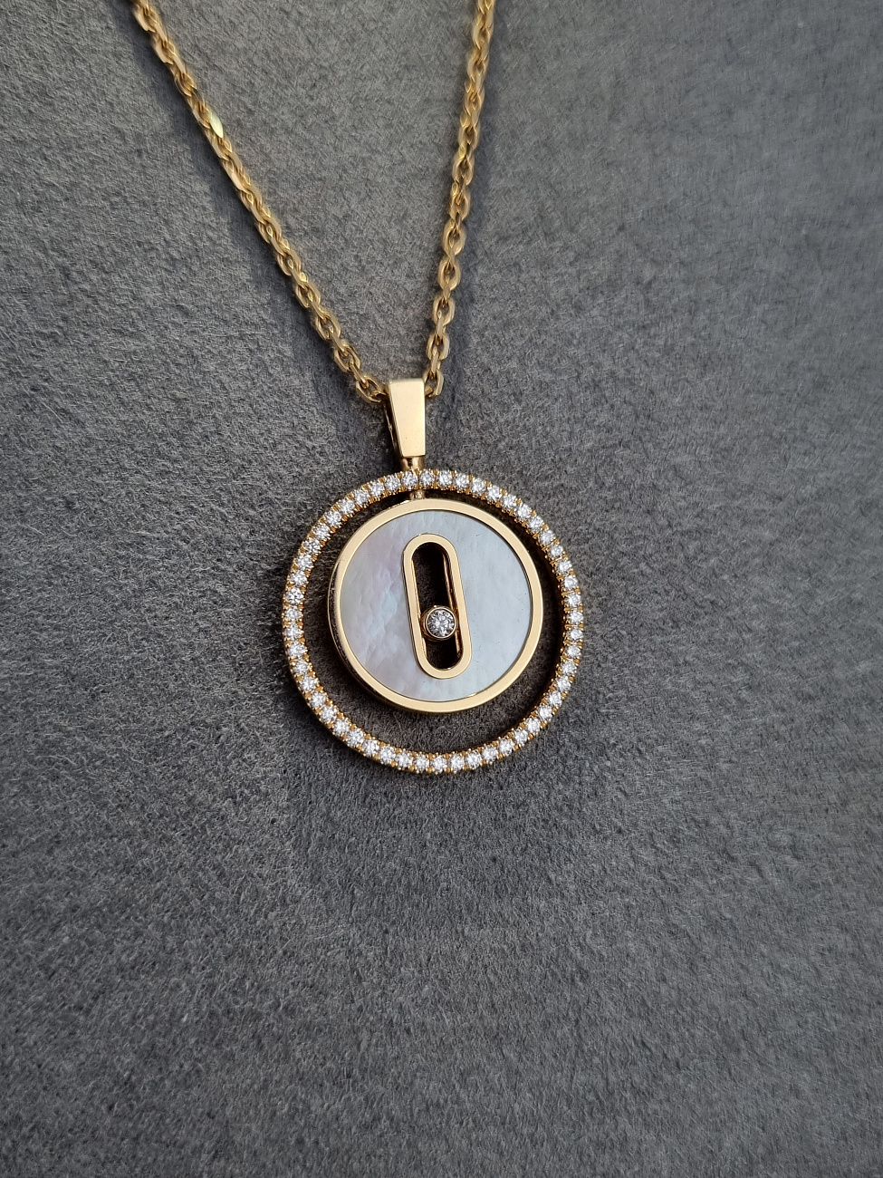 Украшение MESSIKA  White Mother-Of-Pearl Lucky Move Pm  11650-PG 