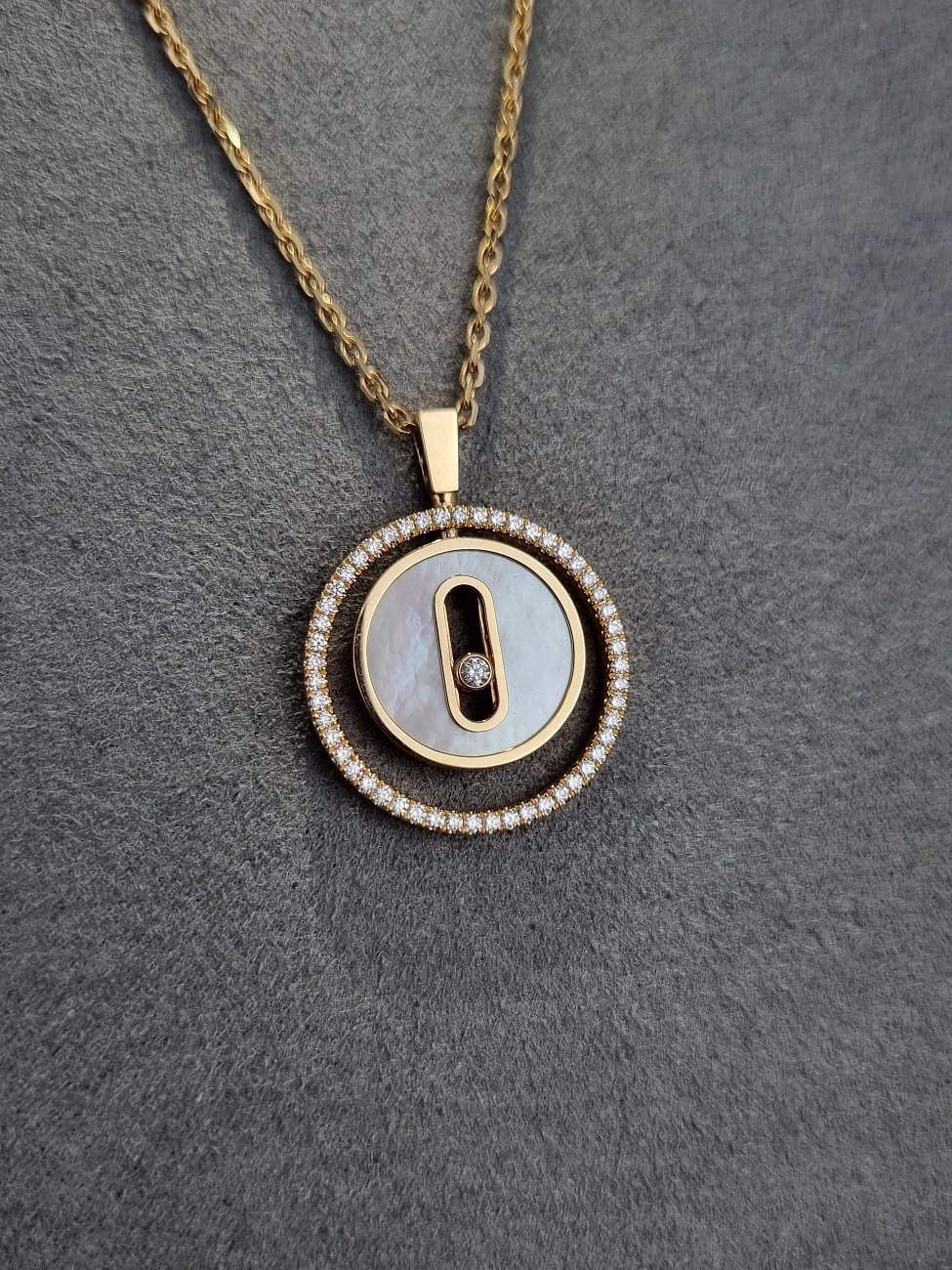 Украшение Messika  White Mother-Of-Pearl Lucky Move Pm  11650-PG 