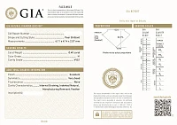 Украшение GIA  Кольцо С Бриллиантом 2,01 Ct. W To X/Vs1   
