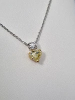 Украшение GIA  Подвеска с бриллиантом 1,20 ct. Y To Z/VS1   