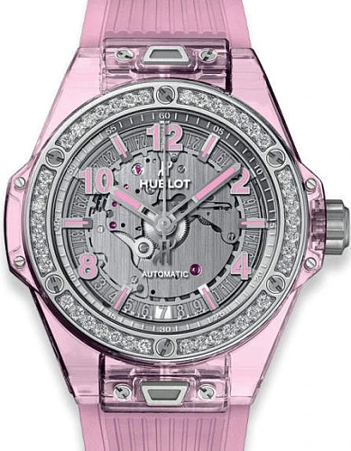 Заказать Hublot  Big Band One Click Pink Sapphire Diamonds  465.JP.4802.RT.1204