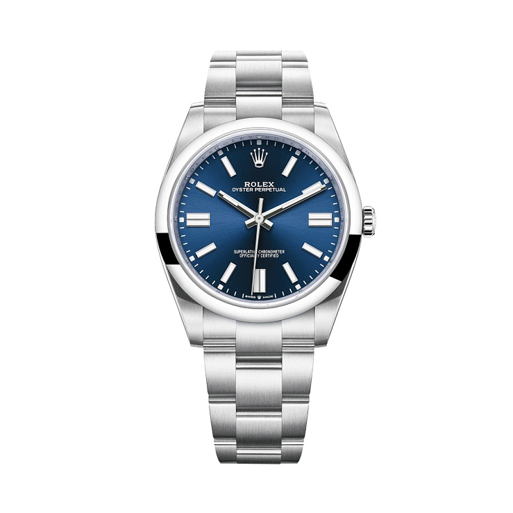 Часы Rolex  Oyster Perpetual 41 Mm Blue Dial  124300
