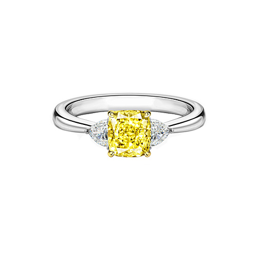 Украшение NO NAME  Кольцо 1,72 ct. Fancy Light Yellow/VVS2   