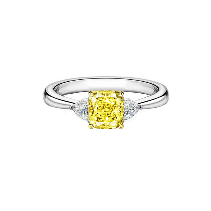 Украшение GIA  Кольцо 1,72 ct. Fancy Light Yellow/VVS2   