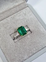 Украшение No Name  Кольцо с изумрудом 3,94 ct.   