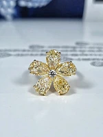 Украшение GIA  Кольцо с бриллиантами 5,09 ct.    