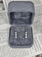 Украшение GIA  Серьги с бриллиантами 4,43 ct. H/VVS2-VS1 (Asscher cut)   