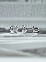 Украшение GIA  Серьги 1,01/1,02 ct. D/Si1 (3 excellent) Round Diamonds   