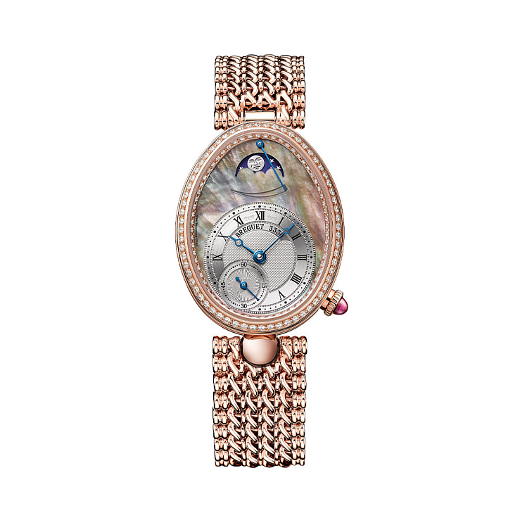 Часы Breguet  Reine De Naples Rose Gold Mop Dial  Reine de Naples Moon Phase