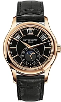 Часы Patek Philippe  Annual Calendar Rose Gold Black Dial  5205R-010