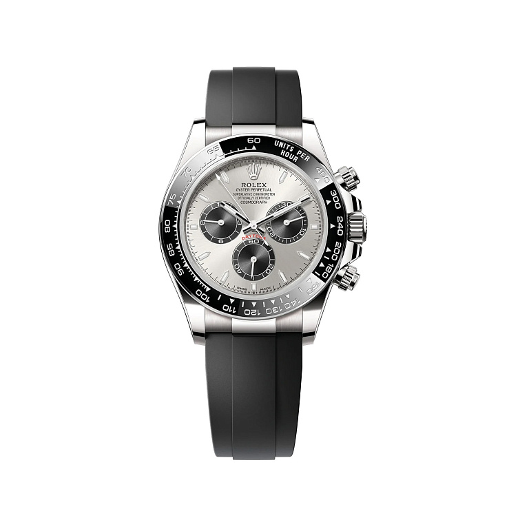 Часы Rolex  Сosmograph Daytona White Gold Oysterflex "Ghost"  126519LN