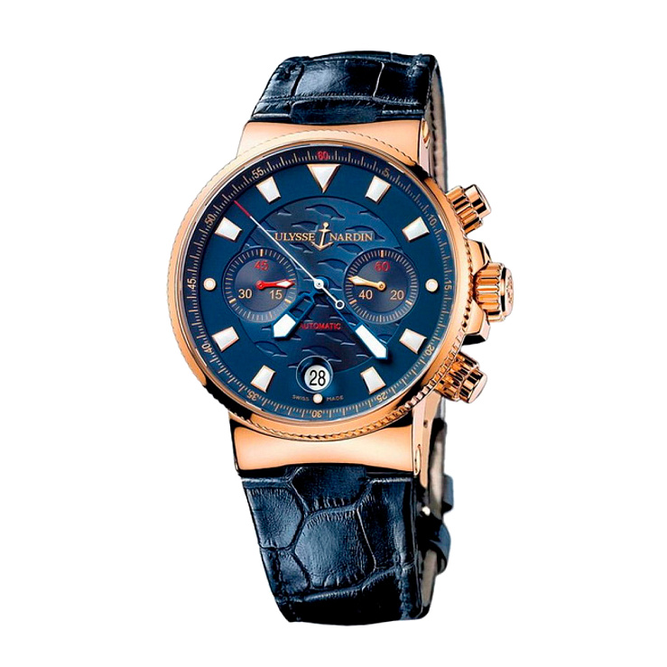 Часы Ulysse N  Blue Seal Chronograph Limited Edition  356-68LE-3