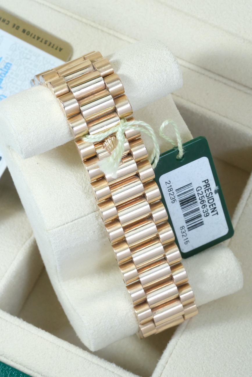 Часы Rolex  Day-Date Ii President Everose Gold Black Dial  218235