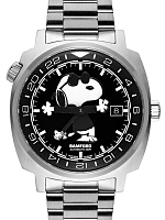 Часы Bamford   SNOOPY LIMITED-EDITION GMT 75TH ANNIVERSARY OF PEANUTS  SNOOPY