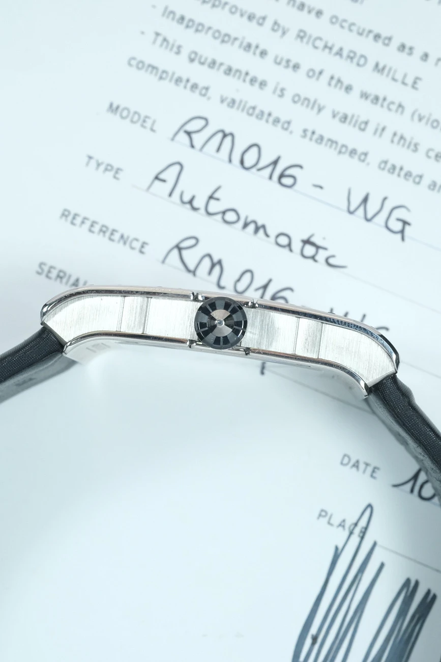 Часы Richard Mille  RM016 White Gold Piece Unique  RM016 AJ WG