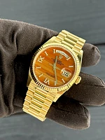 Часы Rolex  Day-Date 36 Orange Carnelian Dial  128238