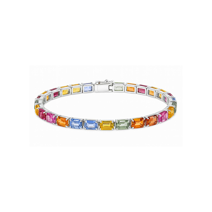 Украшение No Name  Браслет с сапфирами &quot;Rainbow&quot;   