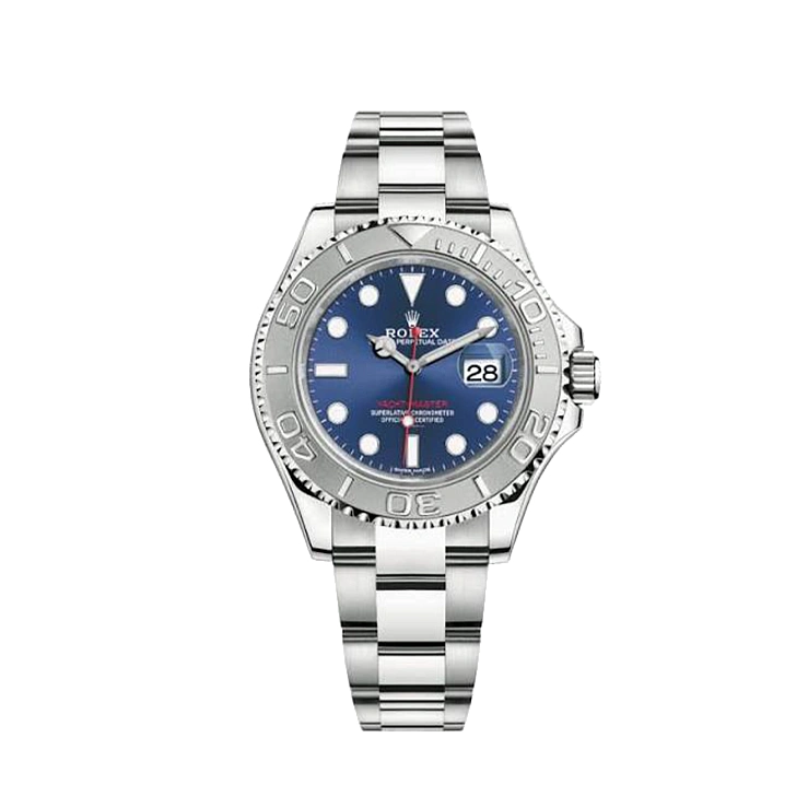 Часы Rolex  Yacht-Master 40Mm Platinum And Steel Blue Dial  116622