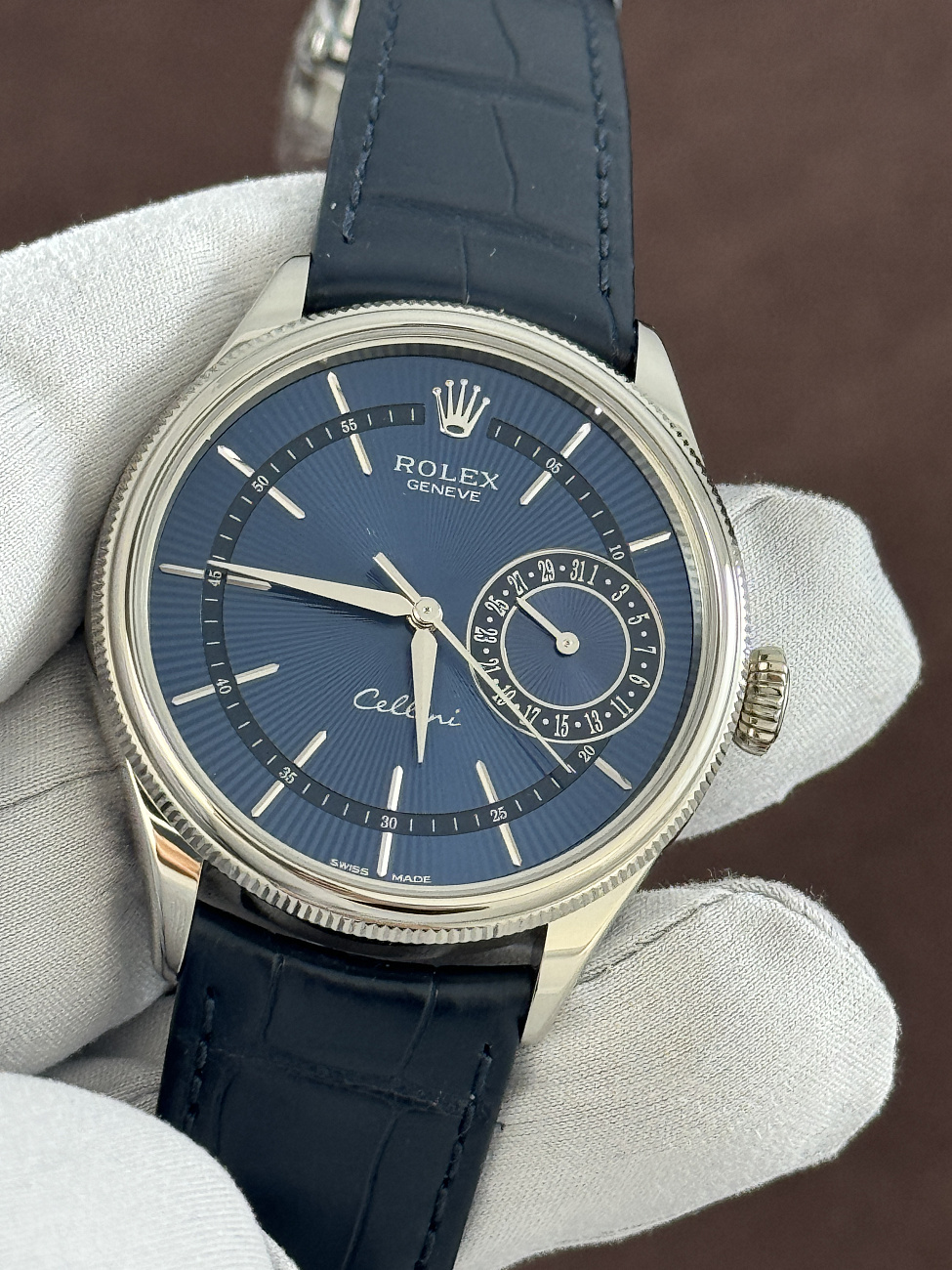 Часы Rolex  Cellini Date 39 Mm Blue  50519