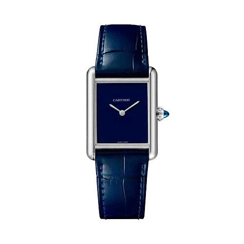 Часы Cartier  Tank Must De Cartier Blue Large  WSTA0055