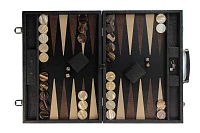 Сумки и аксессуары Hector Saxe Paris  Backgammon Buffalo Leather Competition  