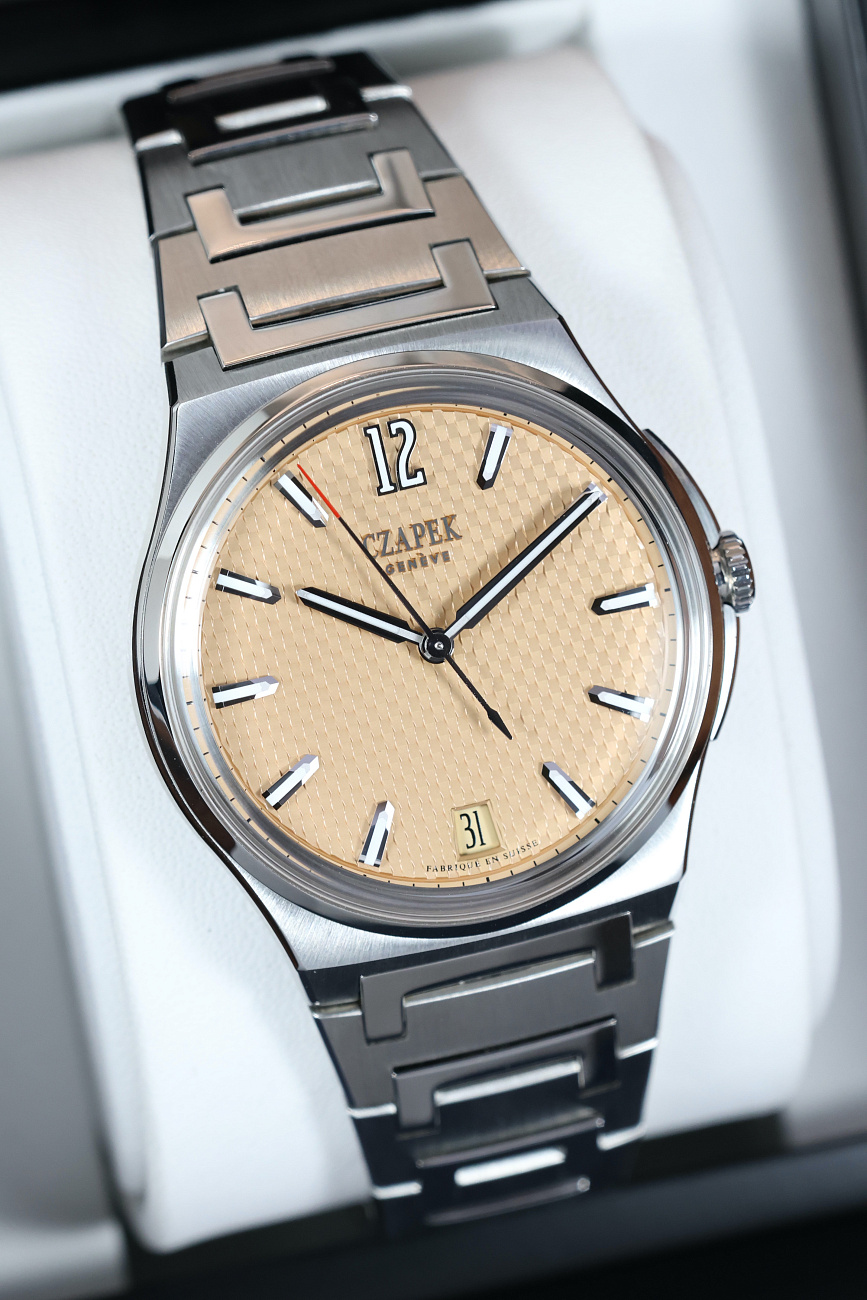 Часы Czapek  Antarctique Passage De Drake S Salmon S Di 38.5Mm  ANTARCTIQUE PASSAGE DE DRAKE S SALMON S DI