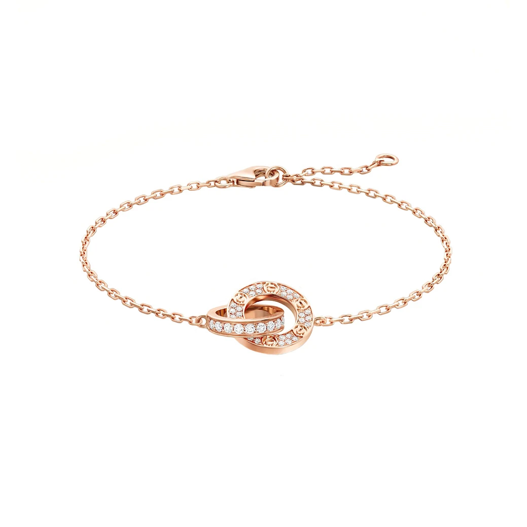 Украшение Cartier  Love Bracelet, On Chain, Paved B6084500  B6084500 