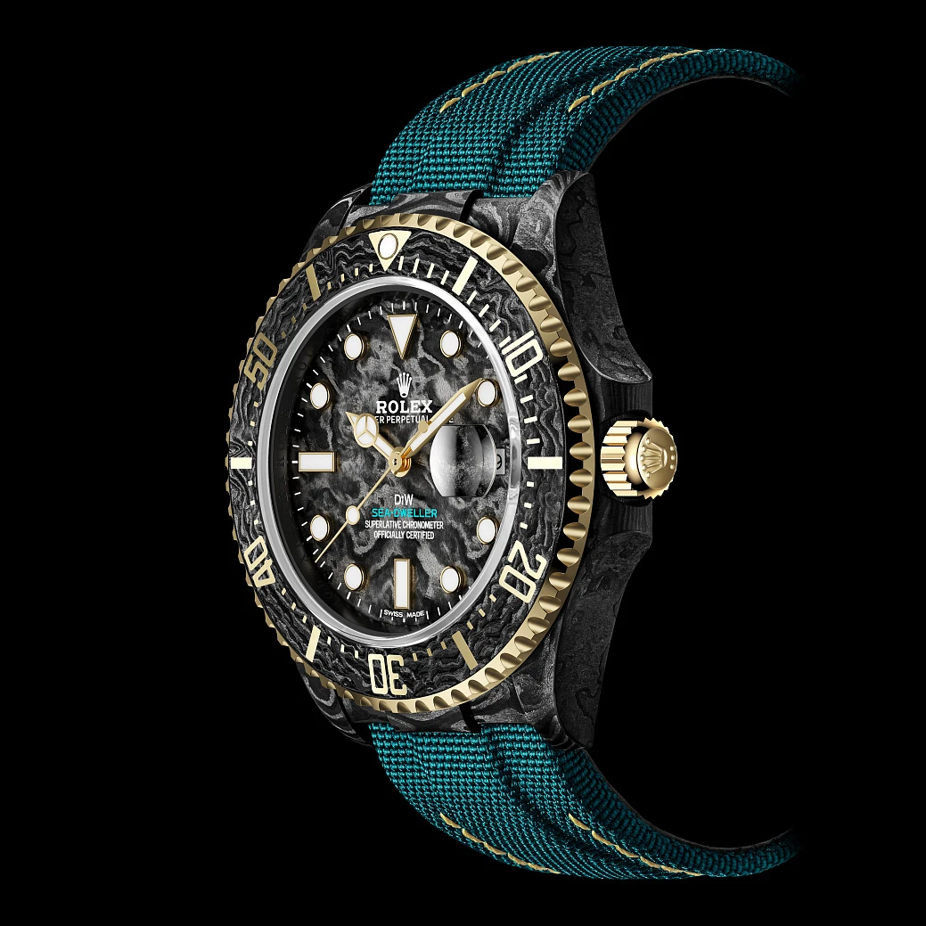 Заказать DiW  Rolex Sea Dweller S-D Turquoise  