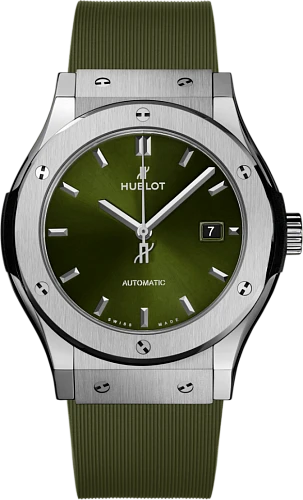 Заказать Hublot  Classic Fusion Titanium Green 42 Mm  542.NX.8970.RX