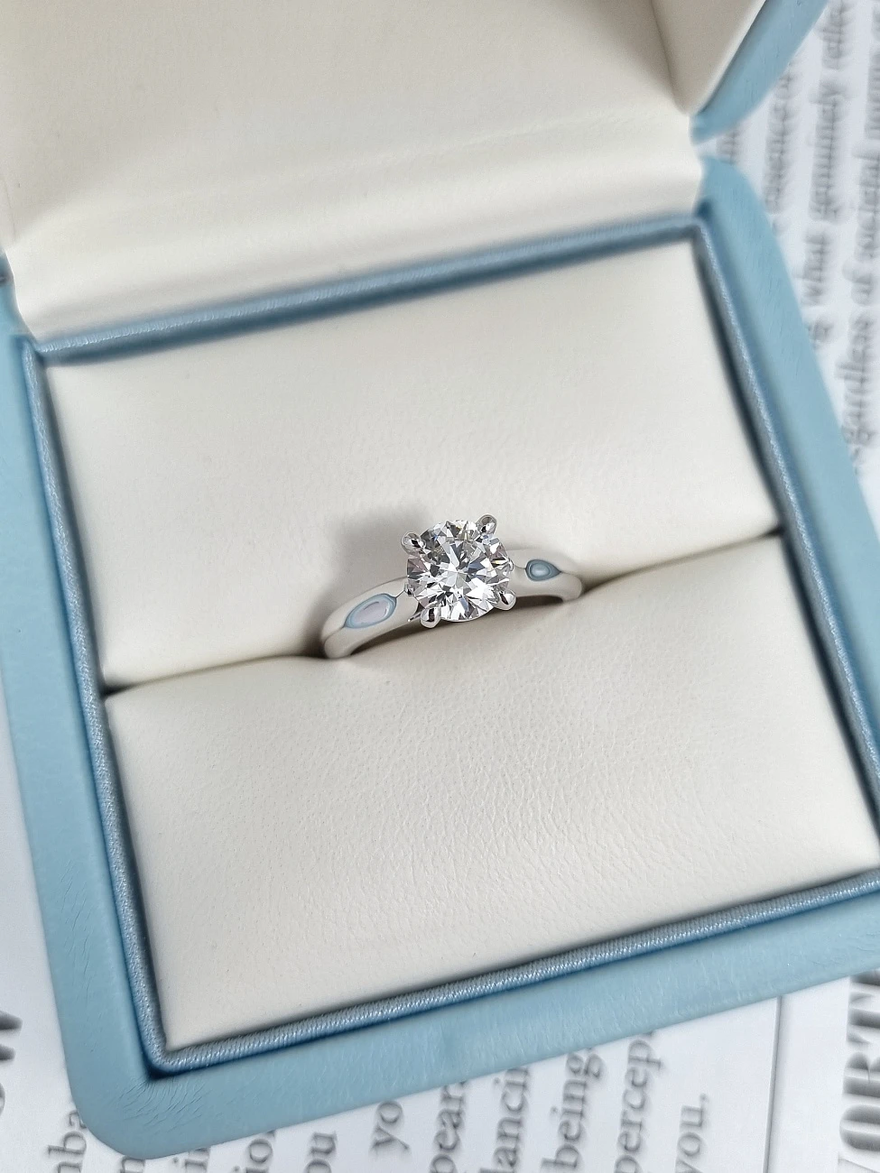 Украшение GIA  Кольцо С Бриллиантом 1,11 Ct. F/Si1 (3 Excellent) Lucky Number   