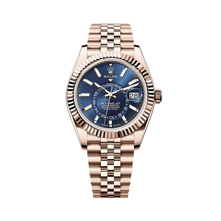 Часы Rolex  Sky-Dweller Rose Gold Blue Dial  336935