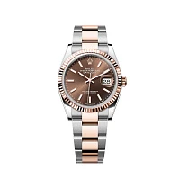 Часы Rolex  Oyster Perpetual Datejust 36 Mm Rolesor Oystersteel And Rose Gold Chocolate Dial  126231