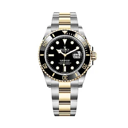 Rolex Submariner Steel & Yellow Gold Black Dial