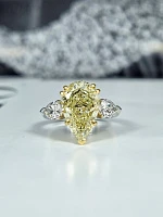 Украшение GIA  Кольцо с бриллиантом 5,03 ct. U To V/VS1   