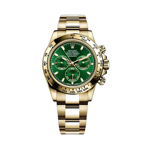 Часы Rolex  Cosmograph Daytona 40Mm Yellow Gold Green Dial Discontinued  116508-0013