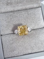 Украшение GIA  Кольцо С Бриллиантом 7,50 Ct. Fby/Si1   