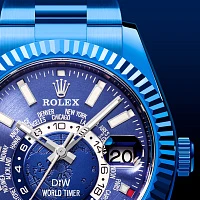 Заказать DiW  Rolex World Timer Blue Dlc  