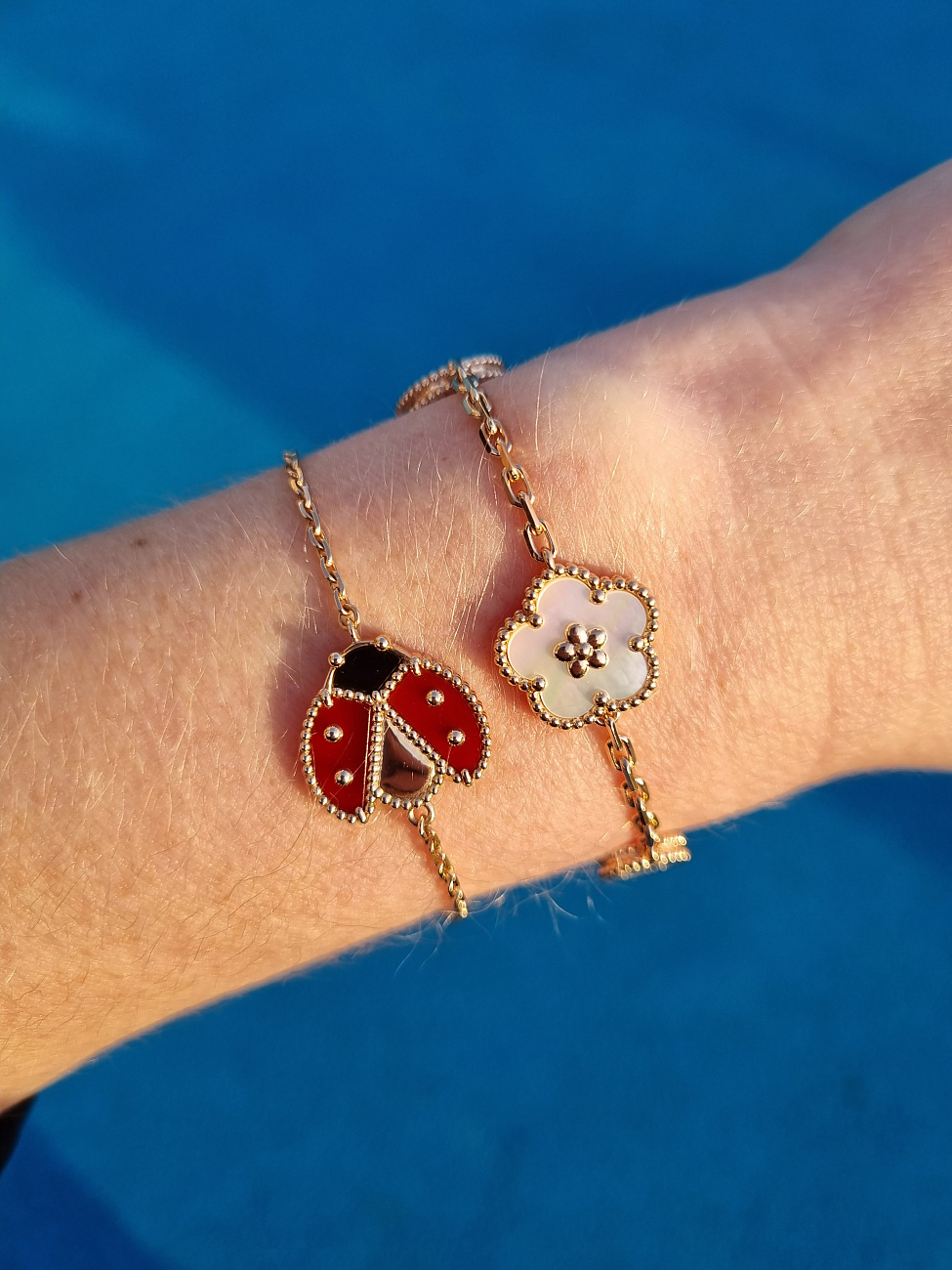Украшение Van Cleef & Arpels  Lucky Spring Bracelet, Open Wings Ladybug  VCARP7R100 