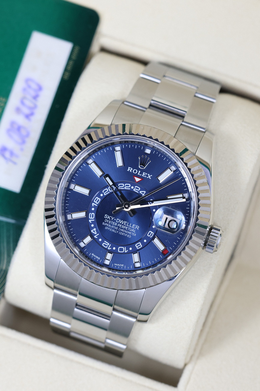 Часы Rolex  Sky-Dweller Steel Blue Dial  326934