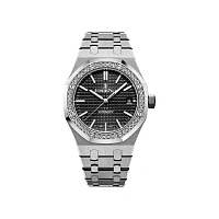 Часы Audemars Piguet  Royal Oak 37 mm Diamonds Black Dial  15451ST.ZZ.1256ST.01